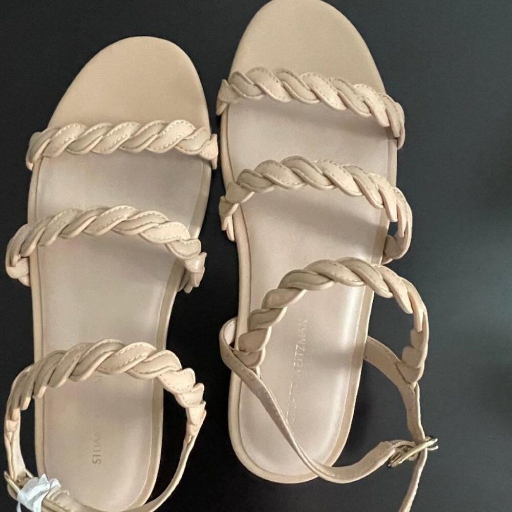 Stuart Weitzman Twistie Flat Sandals